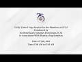 Daily Virtual Yoga Session conducted by the Beneficiary Schemes Directorate, ICAI