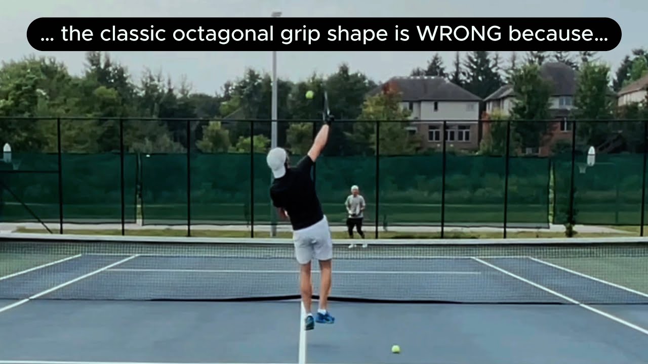 Octagonal Racket Grip the classic octagonal grip shape is WRONG because… - YouTube