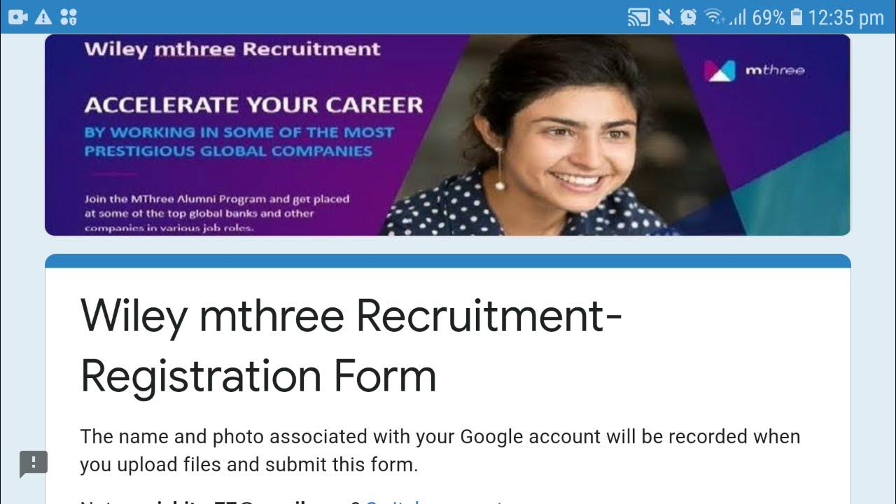 WILEY MTHREE INTERNSHIP RECRUITMENT PROGRAM 2021 Graduate Off Campus