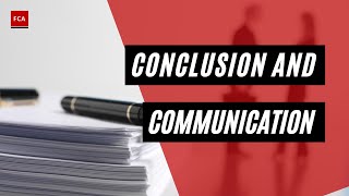 Mastering Conclusions & Communication in Criminal Investigations