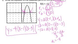 Notes 6-5 Fall PAP Alg2 #1-6