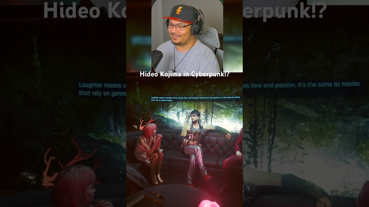 Hideo Kojima Cameo Hits Different in Cyberpunk #cyberpunk #shorts #gaming