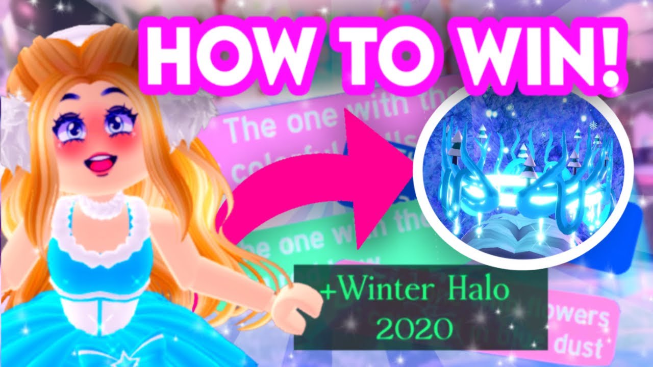 *All Answers!* HOW To WIN The NEW WINTER HALO 2020 in Royale High