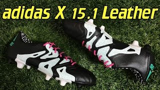 Adidas X15.1 K Black/Shock Mint/White - Review + On Feet - YouTube