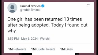 One girl has been returned 13 times after being adopted. Today I found out why. #haunted #scary