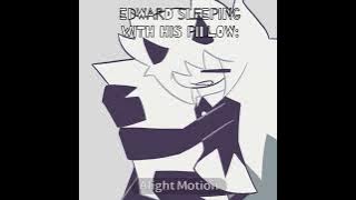 Edward sleeping with his pillow 😴 | id:@thee._.mintchip in TikTok | #fpe #tweening #animation #art
