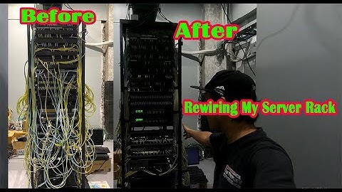 Network Engineer Life | Server Room Cleanup| Maintenance  and Rewiring My Rack Office network
