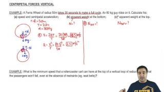 Vertical Centripetal Forces (Example 1)