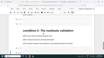 How to validate the regression mode ?../Python model building tips