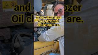 dozer oil change #oil #machines #dozer