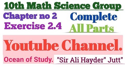 math 10th class science group exercise 2.4 complete. like or subscribe my youtube channel