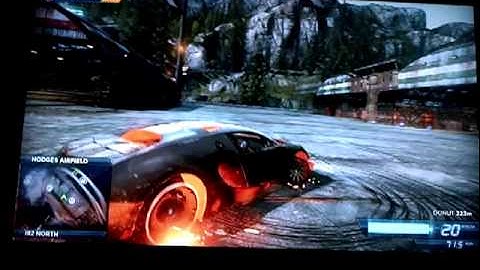 need for speed most wanted Bugatti Veyron drifting on wheels