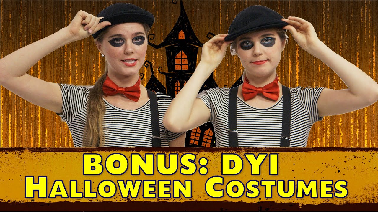 Easy Homemade Halloween Costumes DIY Nina and Randa Nelson YouTube
