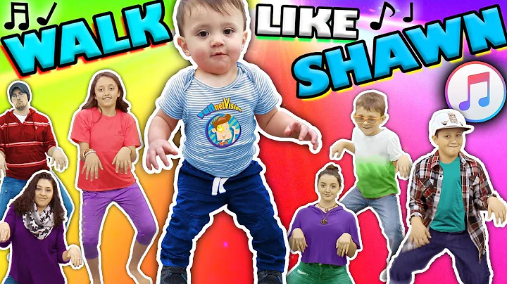 WALK LIKE SHAWN  Music Video for Kids  Dance Song