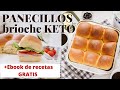 PANECILLOS brioche KETO + ebook de recetas GRATIS