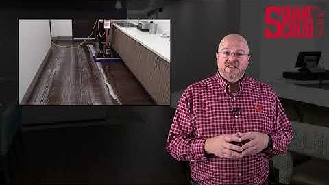 Cleaning LVT (Luxury Vinyl Tile) With Square Scrub Pivot