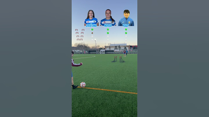 Mete el balón entre las dos porterías 🥅🥅