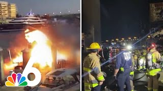 Officials identify man killed after massive boat explosion