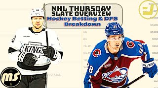 NHL DFS &amp; Betting Breakdown! Thursday April 9th