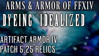 Idealized Artifact Armor with Dyes FFXIV Patch 5 25