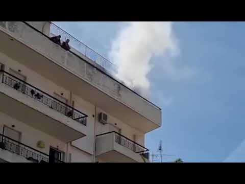 Πυρκαγιά σε διαμέρισμα στο κέντρο της Καλαμάτας (1)