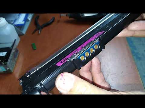 How to replace CHIP for HP 116A/117A toner cartridge