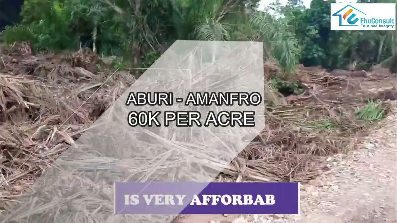 Land For Sale at Aburi Amanfro YouTube