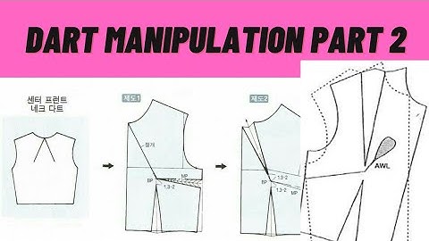 Dart manipulation (part 2). Double dart series, pivotal method.