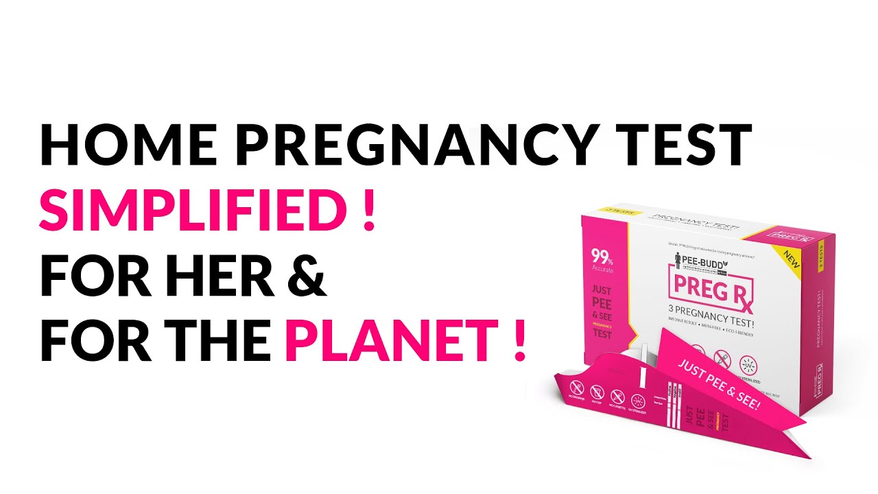 Simplest at Home Pregnancy Test, Just Pee & See