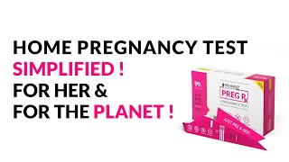 Simplest at Home Pregnancy Test | Just Pee & See | PeeBuddy PregRx | Sirona Hygiene