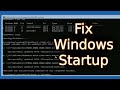 How to fix startup repair in windows 10  system reserved