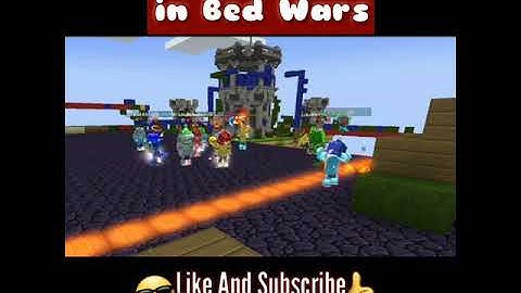 SQUID Game in Bed Wars - Blockman Go #MATTSUN #Shorts