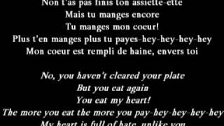 Ton Plât Favori (Your Favourite Dish) - English Translation