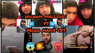 LIVE HICHAM MALLOULI VS MORO MAFIA CB4 هشام الملولي المباشر يهدد MORO CB4 بالسجن