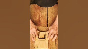 How to-Build DiY removes excess wood with sharp blades to create simple shapes easily #shorts