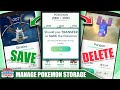 HOW TO MANAGE YOUR POKÉMON STORAGE LIKE A PRO! SAVE OR TRANSFER THESE POKÉMON 2020 | Pokémon GO