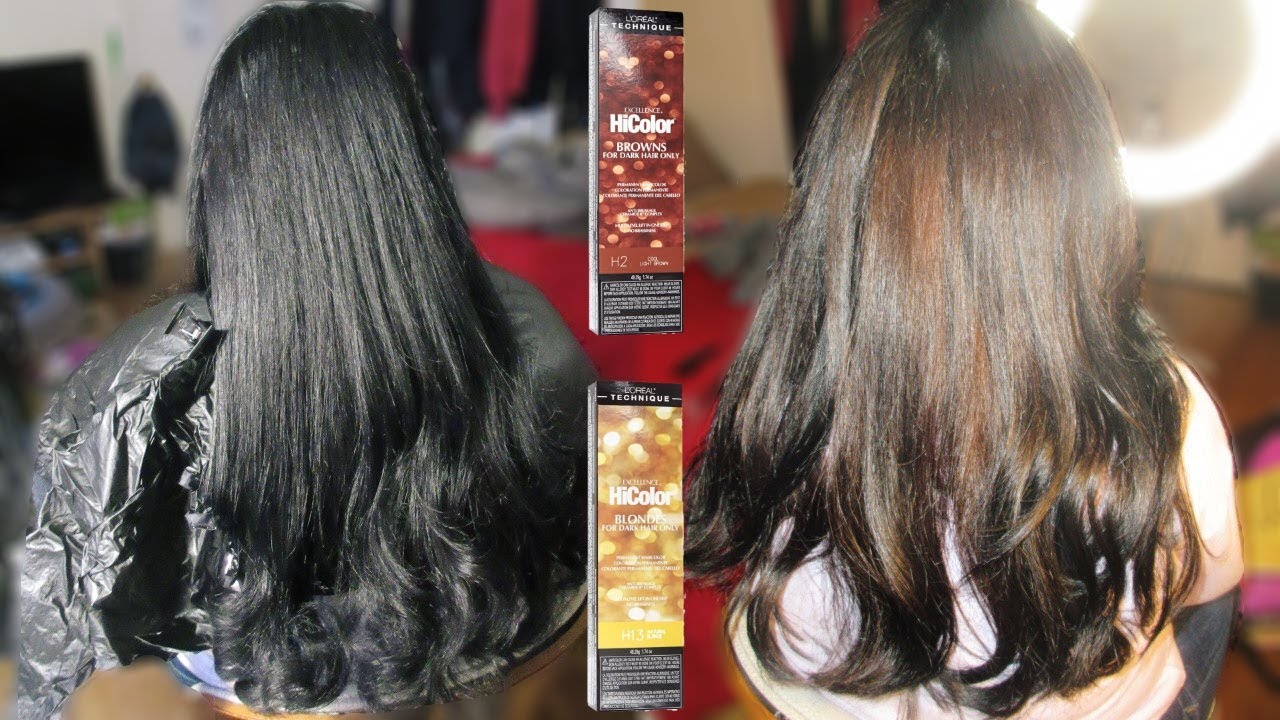 Can You Dye Over Dyed Black Hair Using L Oreal Hi Color Browns