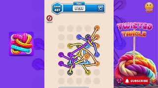 Twisted Tangle - Level 487 - Gameplay walkthrough