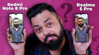 Redmi Note 8 Pro Vs Realme 5 Pro Camera Comparison ⚡⚡⚡ Is 64mp Better than 48mp??