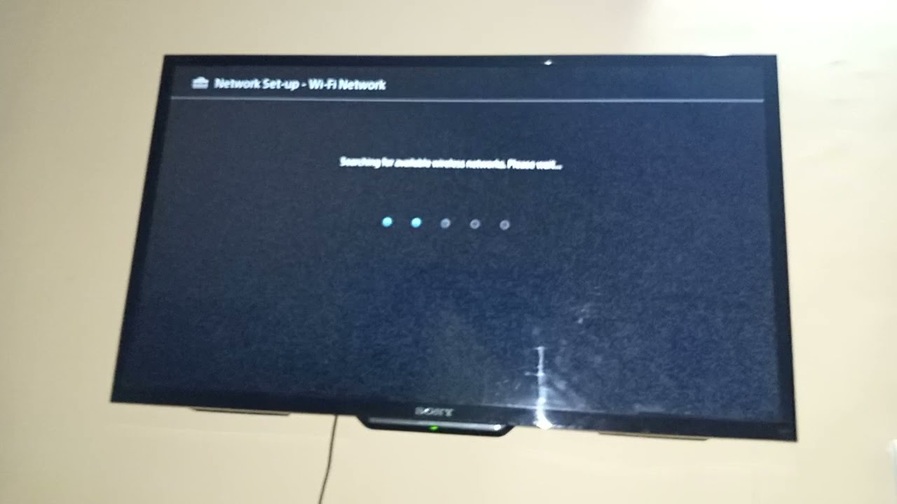 How to connect WiFi connection in Sony bravia tv YouTube