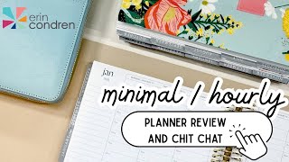 ERIN CONDREN planner review | Minimal Hourly Layout