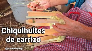 Canastas y Chiquihuites de carrizo de Ixtolco Puebla México 