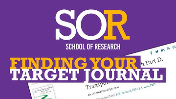 How to Find Your Target Academic Journal