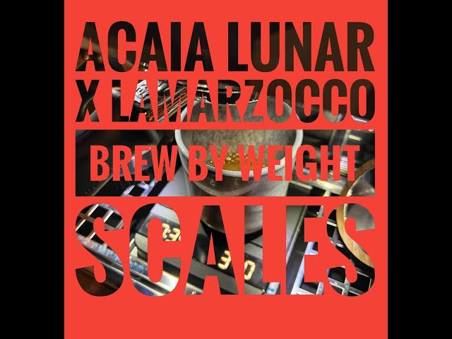 La Marzocco Linea Mini + Acaia Lunar scale with brew-by-weight