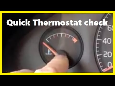 Does your Coolant Thermostat work?  Quick simple test without removing it