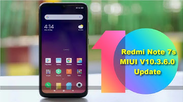 Redmi Note 7s MIUI V10.3.6.0 Update to Improve Game Speed Booster