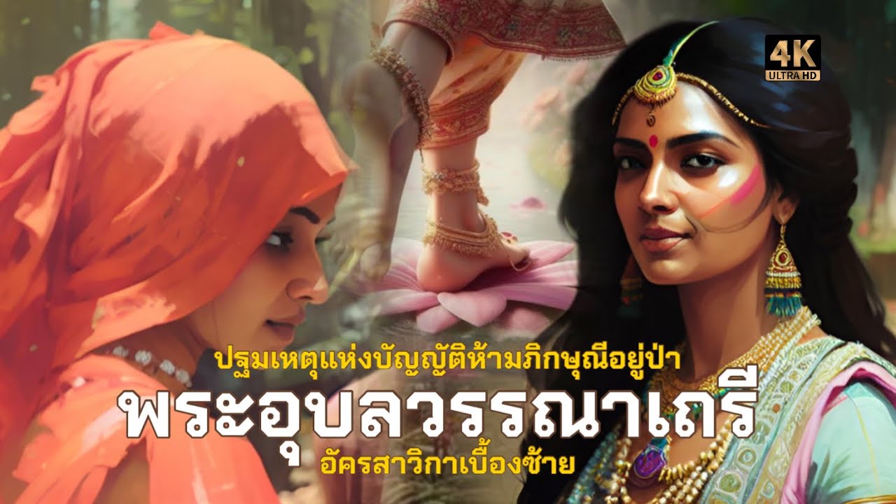 Пхра Убонванна Тхери: главная ученица слева, основоположница правила, запрещающего монахиням жить...