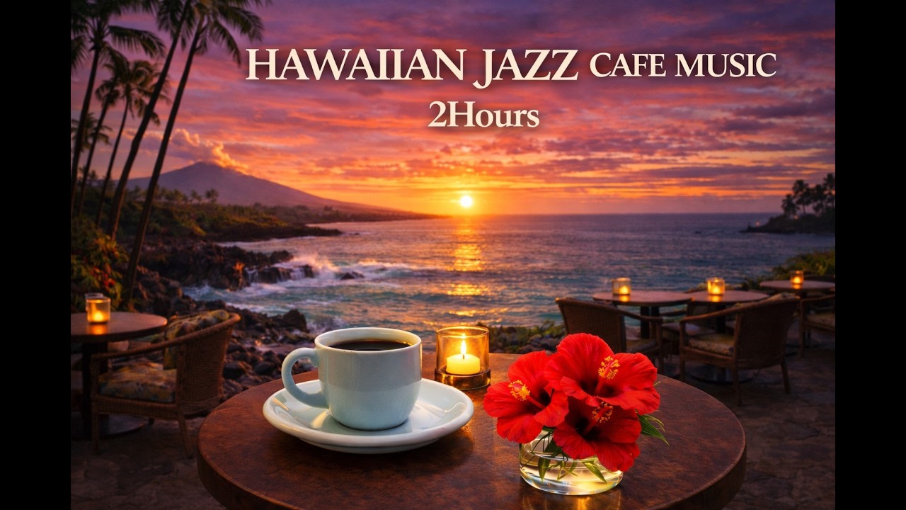 2 Hours of Hawaiian Jazz Calm Café Music for Study, Work, and Deep Focus – Vol.17