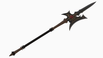 「DESIGN 232」 Lu bu halberd dynasty warrior 3d model | Solidworks tutorial