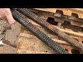 Forging a KATANA Iron Japan chain saw GEARS | Restoration metal old